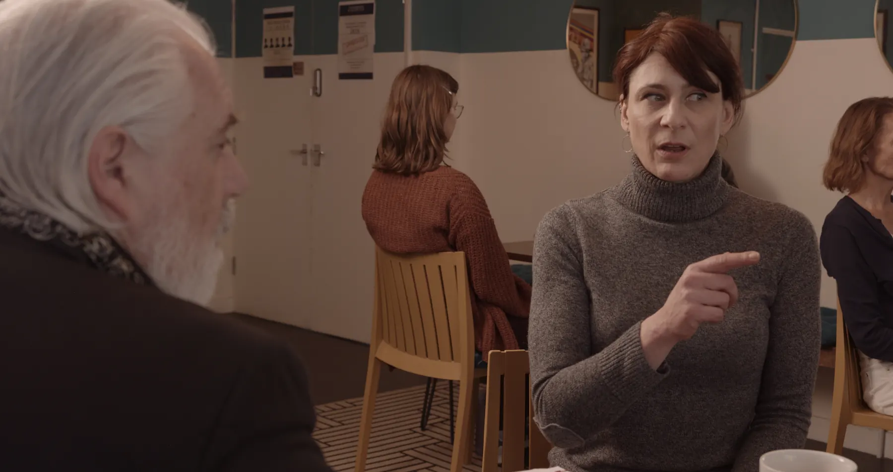 Sarah and Magnus in conversation